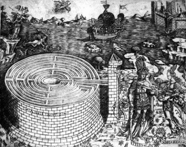 Ariadna y Teseo de Baccio Baldini