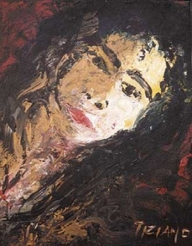 Bruja del pintor contenporáneo Tiziano