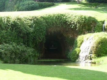cascada natural, casa Bertán